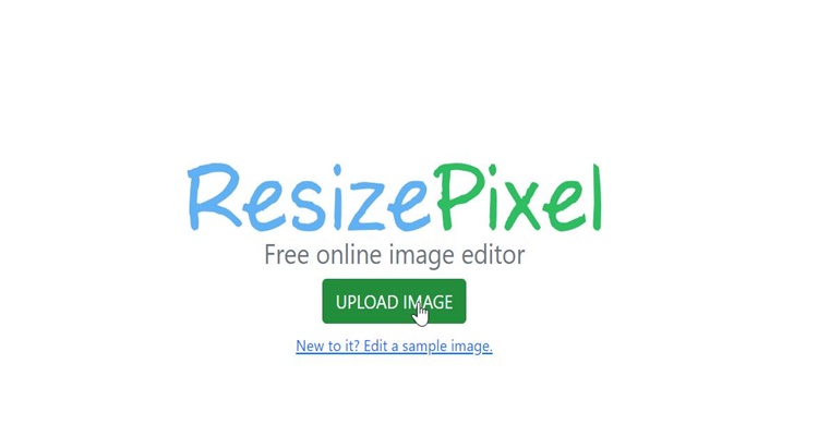 augmenter les pixels de l'image avec resizepixel étape 1