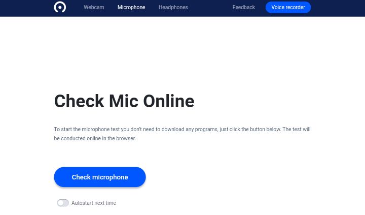 check mic online tool