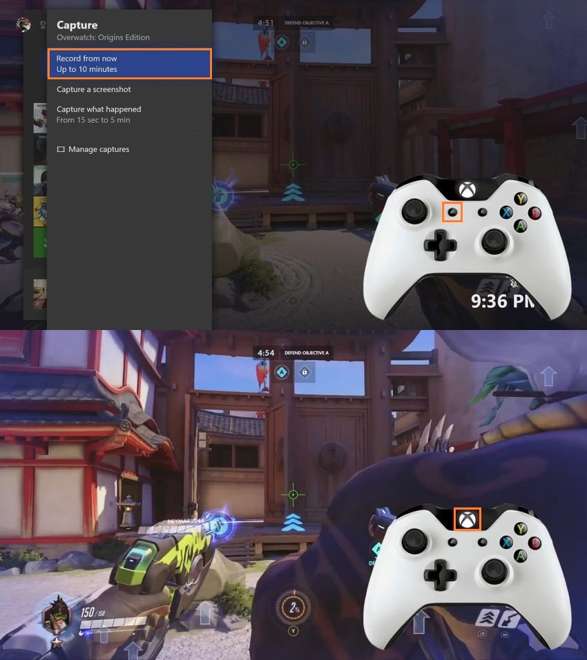 How to Use xBox Built-in Record Feature
