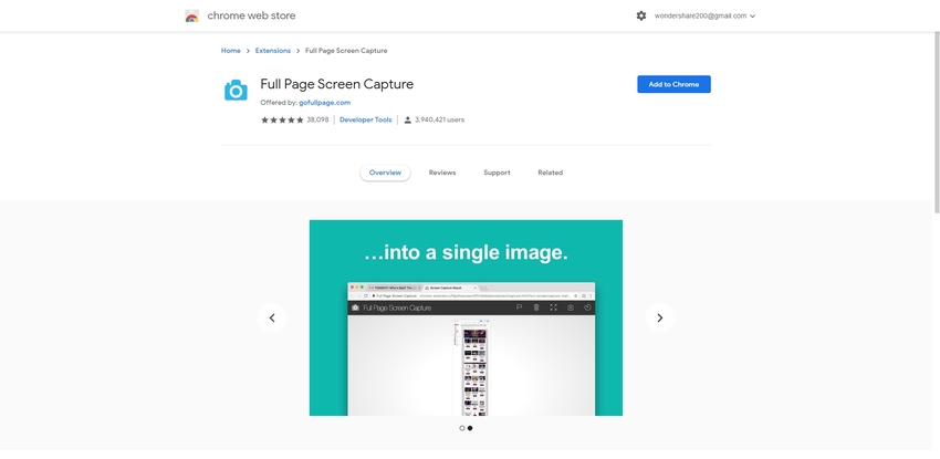 Free Screen Capture for Google Chrome-Full Page Screen Capture