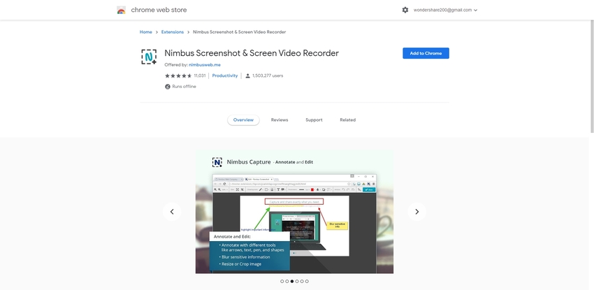 Screen Recorder Chrome Extension-Nimbus