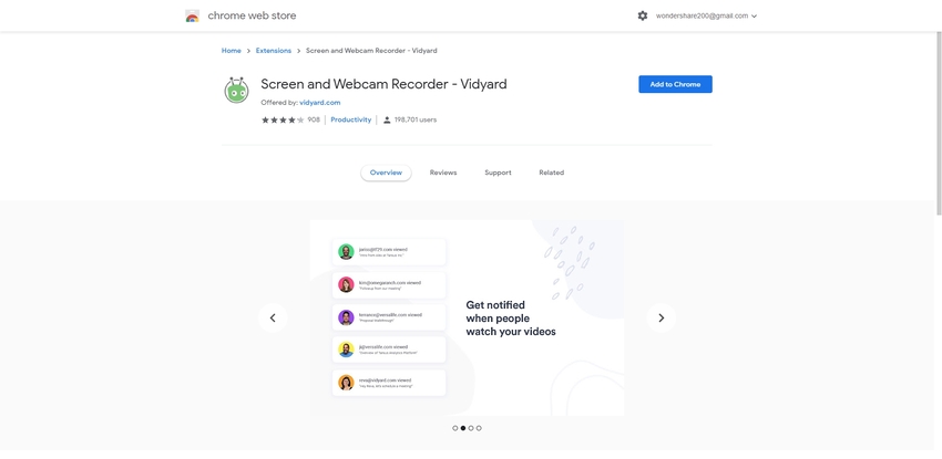 Screen Grab Chrome-Vidyard