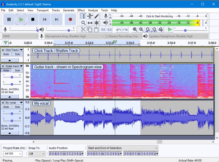 Free Audio Recording Software for Windows 10-Audacity