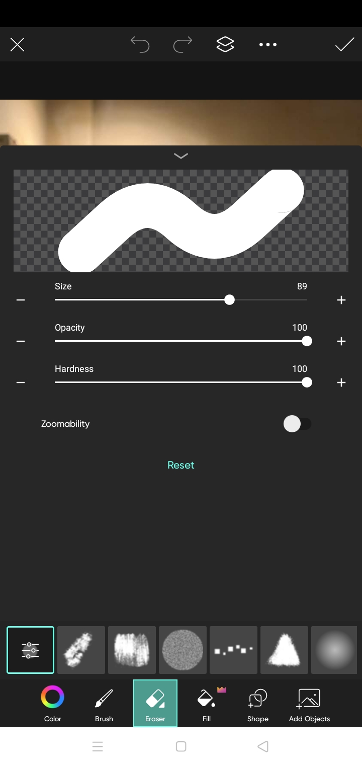 customizing brush settings