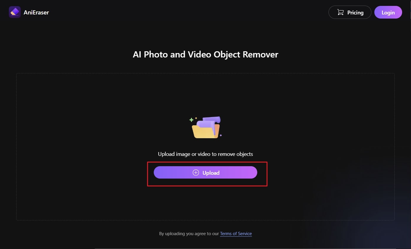 upload your video file