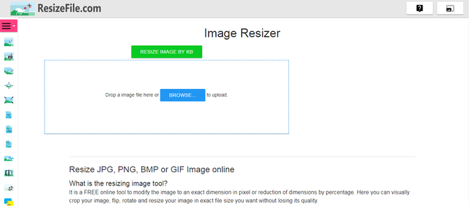 pdf resize kb to mb