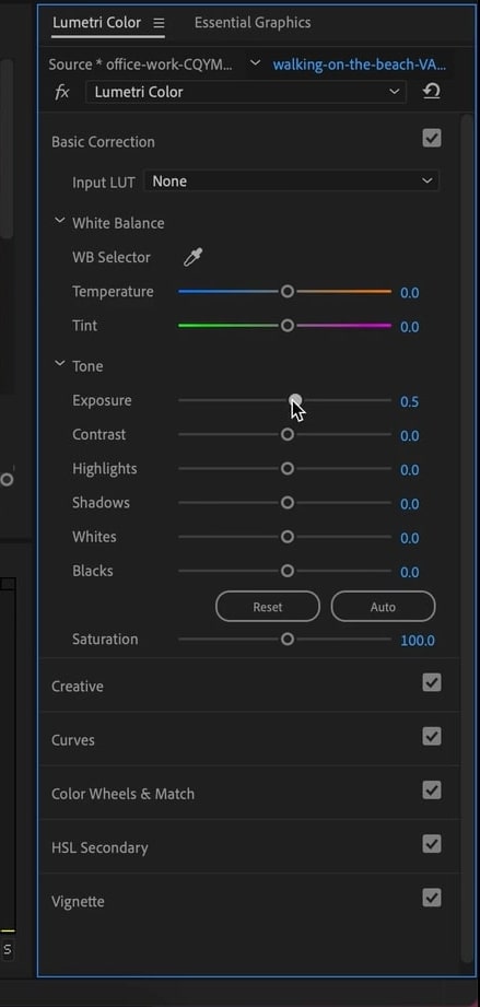 customize the color panel values