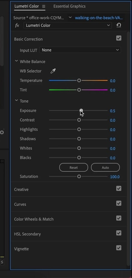 personalizar os valores do painel de cores