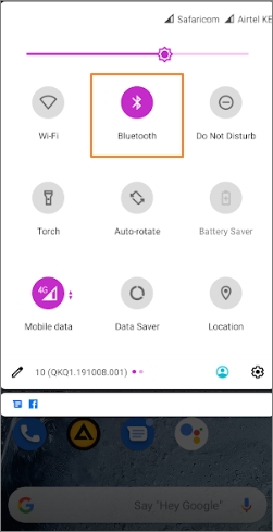 Connect Bluetooth Headphones in Android step1