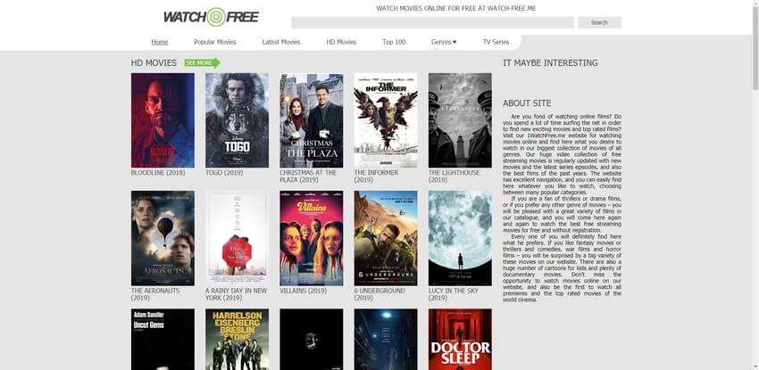 free movie site-Ver Gratis