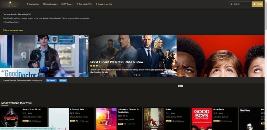 Best free movie website on sale 2019