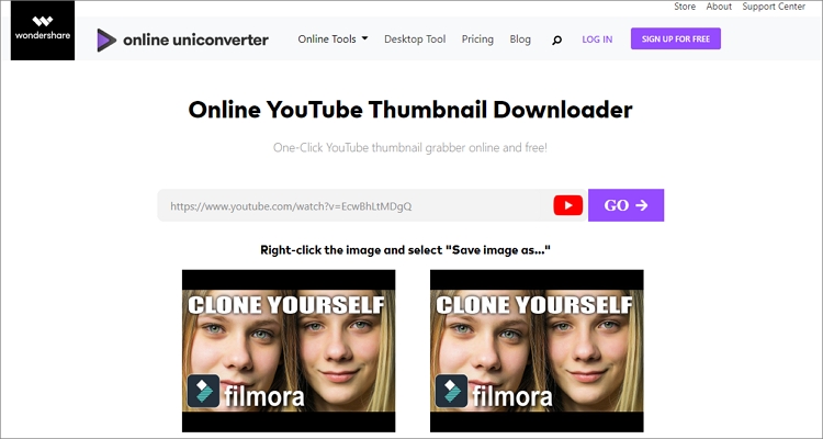 youtube thumbnail generator