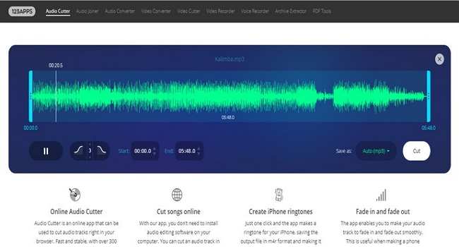 mp3 editor pitch online