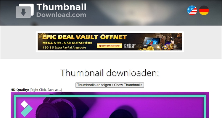 thumbnail downloader online