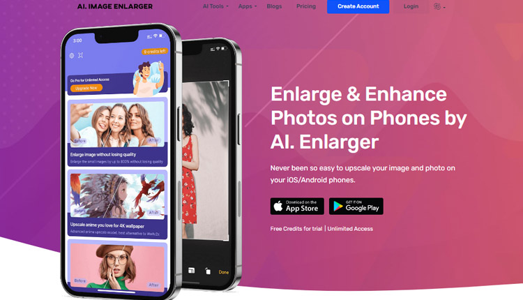 ai image enlarger banner