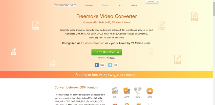 Add Sub to AVI-Freemake Video Converter