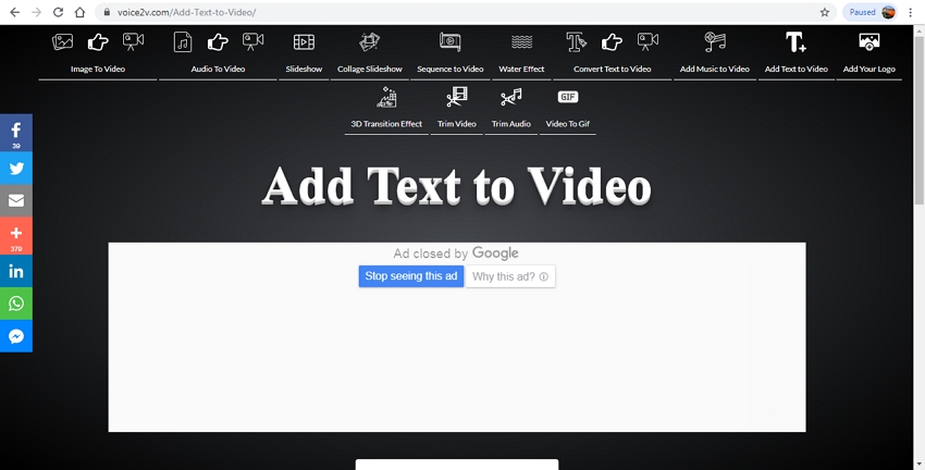Add Text to Video Online-Voice2V