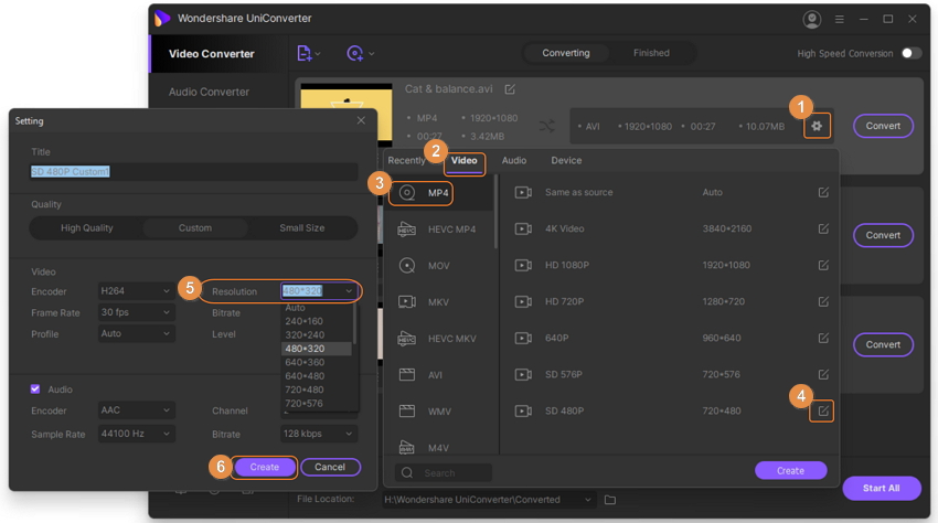 Reduce Video Size in Batch-UniConverter