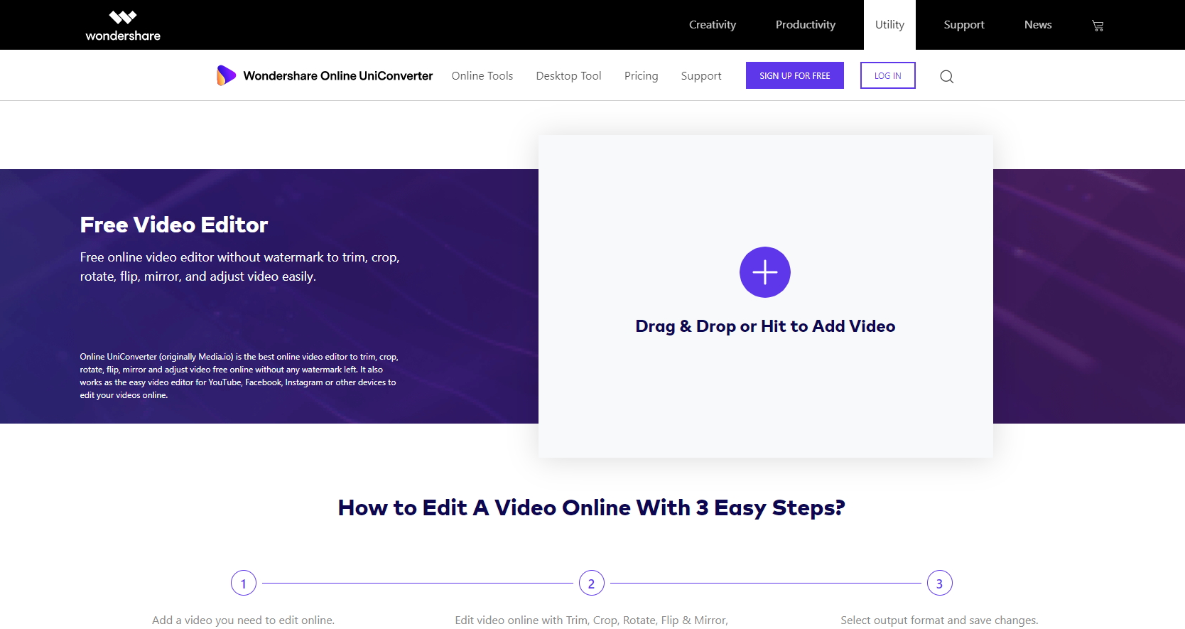 free mp4 video editor online