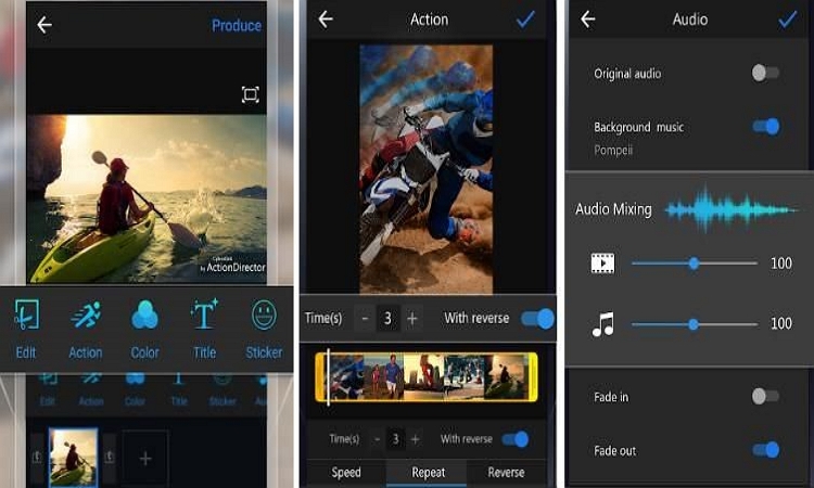 add music to video app android free