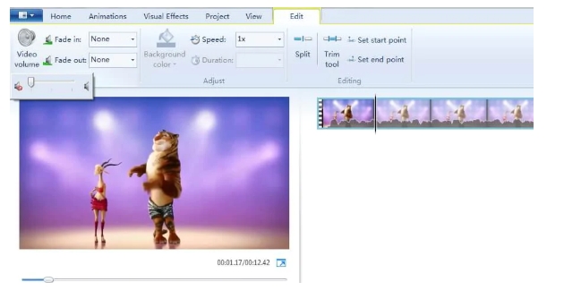 windows movie maker how to extract audio from video