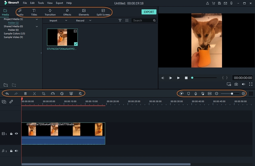 filmora video editor windows 10