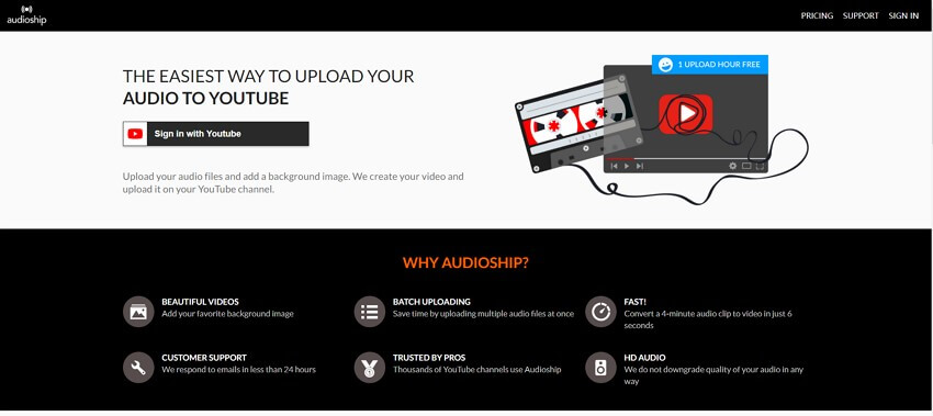 AudioShip interface