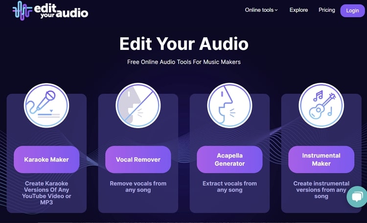 edit your audio gesang isolieren