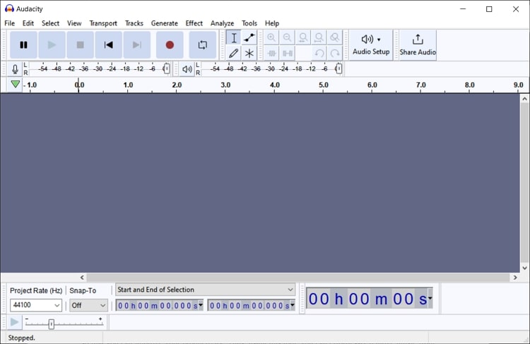 audacity isolare la voce